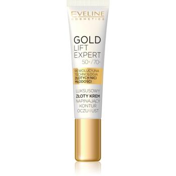 Eveline Cosmetics Gold Lift Expert crema tonifianta zona ochilor si a buzelor 15 ml