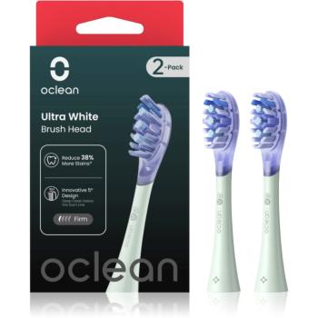 Oclean Ultra White UW01 capete de schimb Green 2 buc