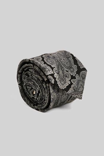 KRAVATA GANT PAISLEY SILK TIE BLACK