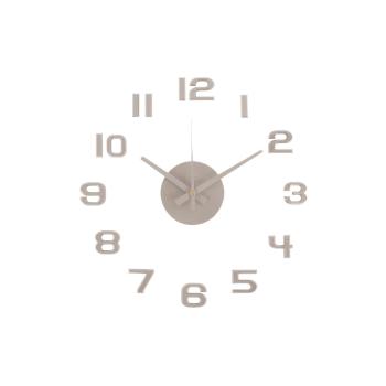Karlsson 6001WG design autoadeziv ceas gri, diametru 40 cm