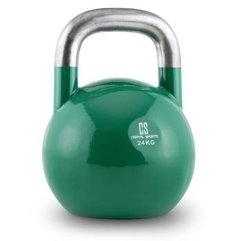 Capital Sports Compket 24, 24 kg, culoare somon, ganteră kettlebell, greutate rotundă