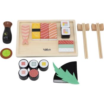 Tryco Wooden Sushi Set jucarie din lemn 18m+ 1 buc