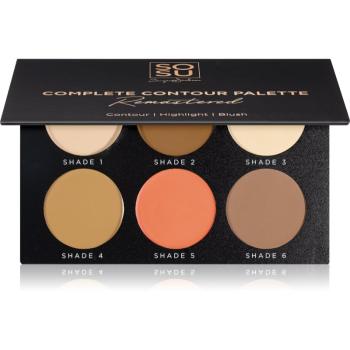 SOSU Cosmetics Complete Contour Remastered Patela pentru conturul fetei pentru look perfect 26 g