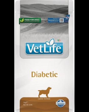 FARMINA Vet Life Dog Diabetic Hrana uscata pentru caini adulti 2 kg