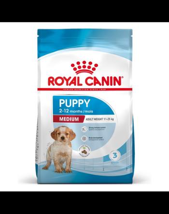 Royal Canin Medium Puppy hrana uscata pentru catei de talie medie, intre 2-12 luni 15 kg