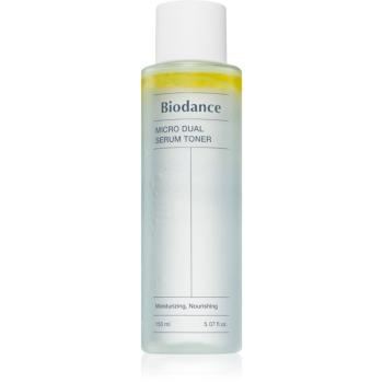 Biodance Micro Dual Serum Toner tonic hidratant pentru tratarea tenului în două faze 150 ml