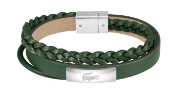 Lacoste Brățară din piele verde Fusion 2040319