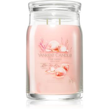 Yankee Candle Pink Sands lumânare parfumată Signature 567 g