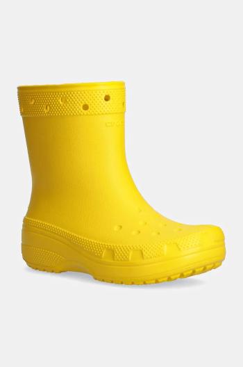 Holínky Crocs Classic Rain Boot žlutá barva, 208363.SUNFLOWER-SUN