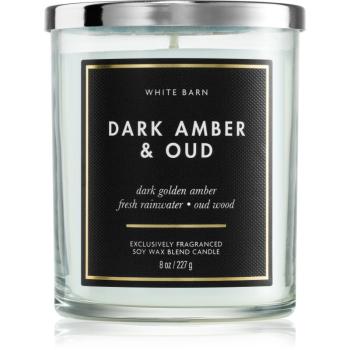 Bath & Body Works Dark Amber & Oud lumanare 227 g
