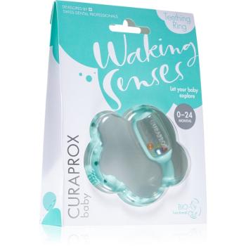 Curaprox Baby Waking Senses inel pentru dentitie cu perie ce maseaza gingia 1 buc