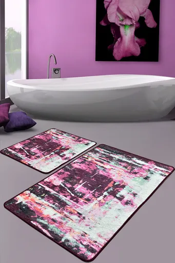 Set covorase de baie, L'essentiel Maison, Fantastic Djt, Poliester, Multicolor