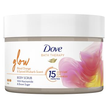 DOVE Bath Therapy Glow telový peeling 295 ml