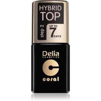 Delia Cosmetics Hybrid Gel lac gel de unghii pentru acoperirea superioară 11 ml