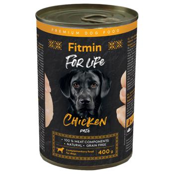 12x400g Fitmin Dog For Life Csirke nedves kutyatáp