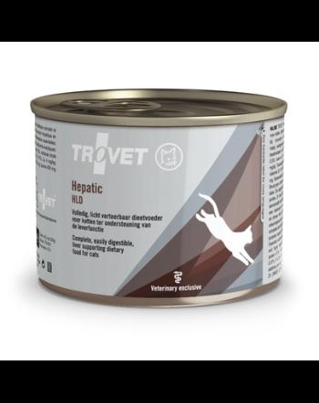 TROVET Hepatic HLD hrana umeda pisica cu afectiuni digestive 200 g