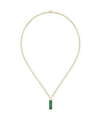 Lacoste Colier modern din oțel placat cu aur 2040325