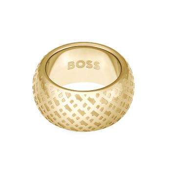 Hugo Boss Inel distinctiv placat cu aur pentru femei 1580589 55 mm