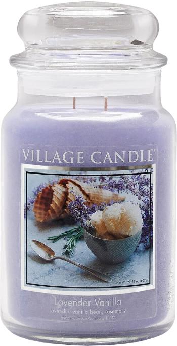 Village Candle Lumânare parfumată în sticlă Lavender Vanilla 602 g