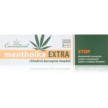 Cannaderm Mentholka EXTRA cooling lubrication gel revigorant cu mentol si canepa 150 ml