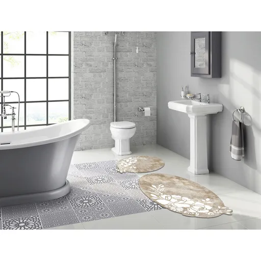 Set covorase de baie, L'essentiel Maison, 210Fg41915Vz, Bej