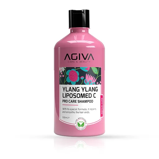 Sampon reparator pentru par - AGIVA -  Ylang Ylang Liposomed C - 500 ml