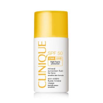 Clinique Lichid de bronzare cu filtre minerale (Mineral Sunscreen Fluid For Face) SPF 50 30 ml