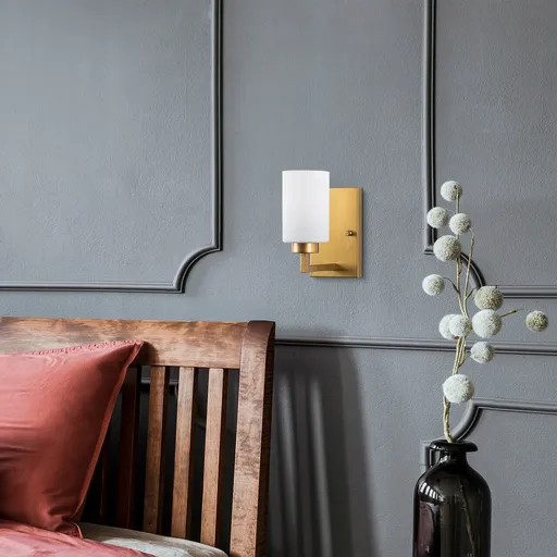 Aplica de perete, Opviq, 942FLG2198, Auriu