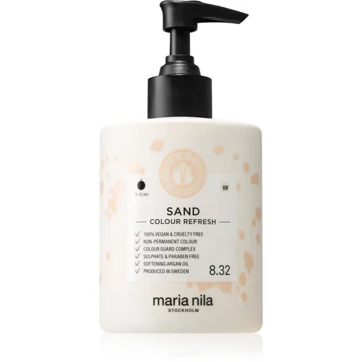Maria Nila Colour Refresh Sand mască fină de hrănire fără pigmenți permanenți de culoare rezistă la 4 - 10 spălări 8.32 300 ml