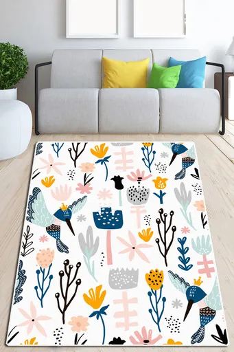 Covor, Branche Dolivier Djt, 150x200 cm, Poliester, Multicolor