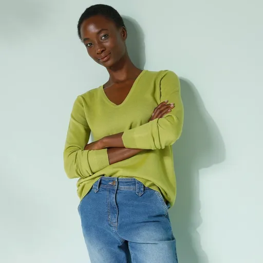 Pulover cu decolteu în V