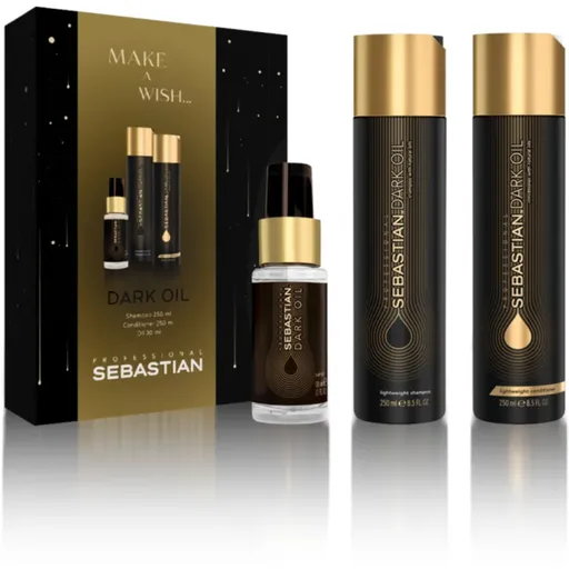 Sebastian Professional Dark Oil Set set cadou pentru hidratare si stralucire