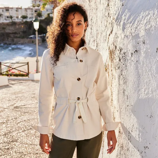 Jachetă Sahara cu mâneci lungi