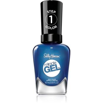 Sally Hansen Miracle Gel™ gel de unghii fara utilizarea UV sau lampa LED culoare Blues Cruise 14,7 ml