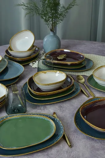 Serviciu de masa, Hermia, 275KRM2225, Antibacterian, Multicolor