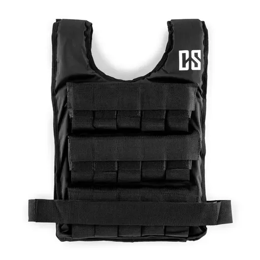 Capital Sports Monstervest, vestă cu greutate, 10 kg, uni-size, nailon, neagră