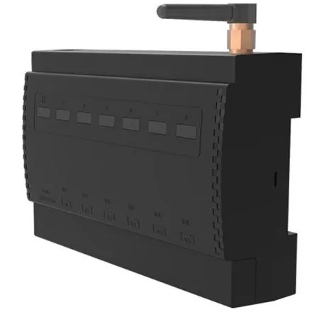 Releu Smart Rovo ERC102, 6 canale, 4x10A, 2x16A WiFi + RF433, Tuya