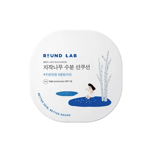 ROUND LAB Protecție solară într-un burete Birch Juice (Moisutrizing Sun Cushion) 15 g