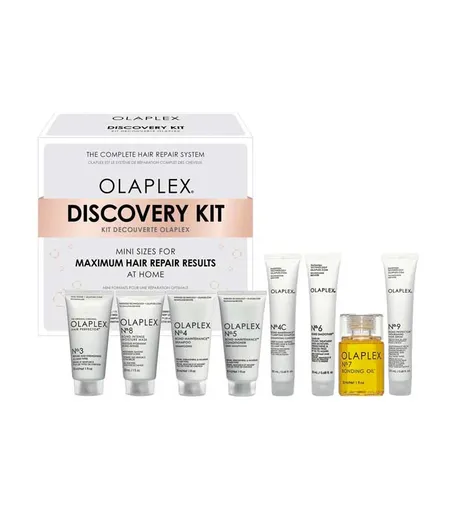 Olaplex Set special creat pentru părul vopsit sau tratat chimic Discovery Kit