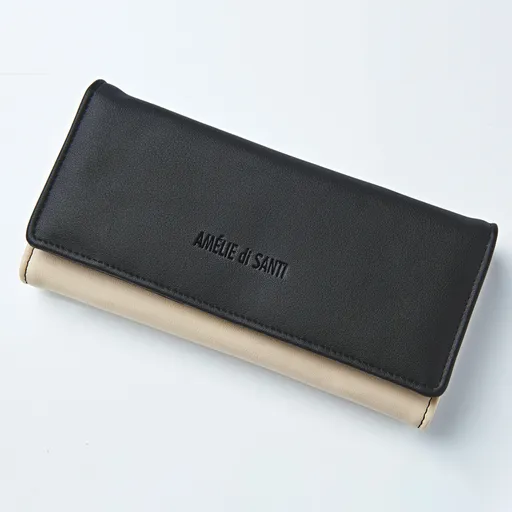 Borsetă negru-bej Amélie di Santi