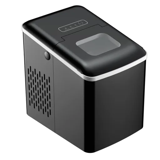 HOMCOM Masina pentru Gheata pentru Casa Producator de Ghiata 12kg/24h Neagra | Aosom Romania