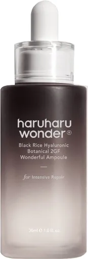 Haruharu Wonder Ser facial anti-îmbătrânire Black Rice Hyaluronic (Botanical 2GF Ampoule) 30 ml