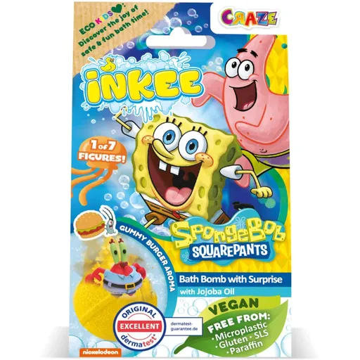 Craze INKEE SpongeBob bombă de baie pentru copii 1 buc