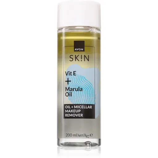 Avon Sk!n Vit E + Marula Oil demachiant in doua faze 200 ml
