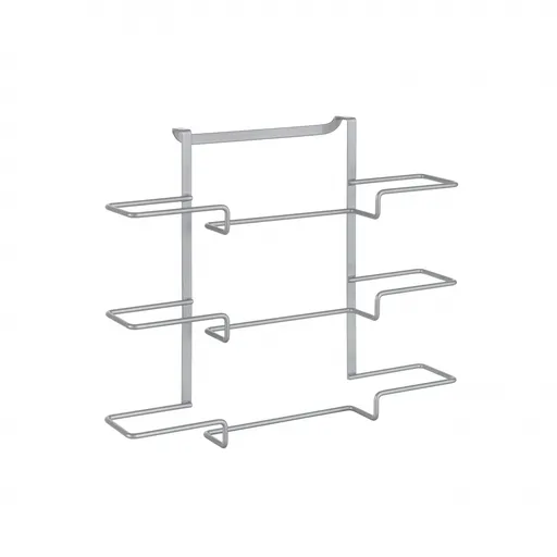 Suport role bucatarie Galileo, Metaltex, 36 cm, inox/invelis Polytherm, argintiu