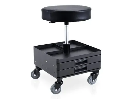 Scaun Metalic cu Sertare pentru Studiouri de Tatuaj, Frizerii si Saloane de Coafura