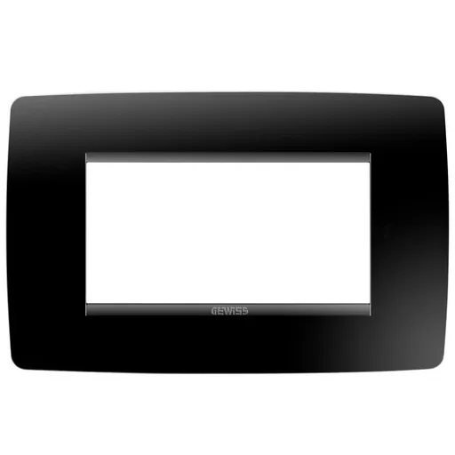 Rama ornament 4 module Gewiss Chorus One GW16104TN, negru toner