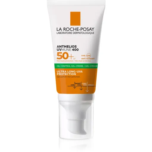La Roche-Posay Anthelios Oil Control gel-crema cu efect matifiant fara parfum SPF 50+ 50 ml