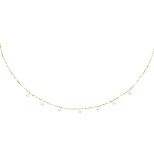 La Petite Story Colier placat cu aur cu pandantive Silver LPS10AWV36