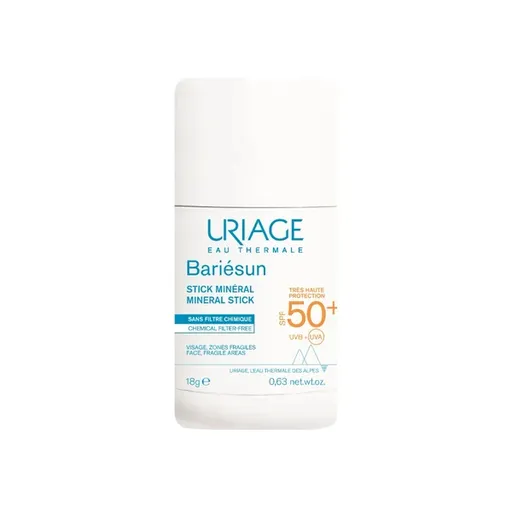 Uriage Stick mineral de protecție SPF 50+ Bariesun (Mineral Stick) 18 g
